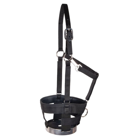 Dura-Tech Breathe Rite Grazing Muzzle Breakaway Horse Halter | Horse/Full Size