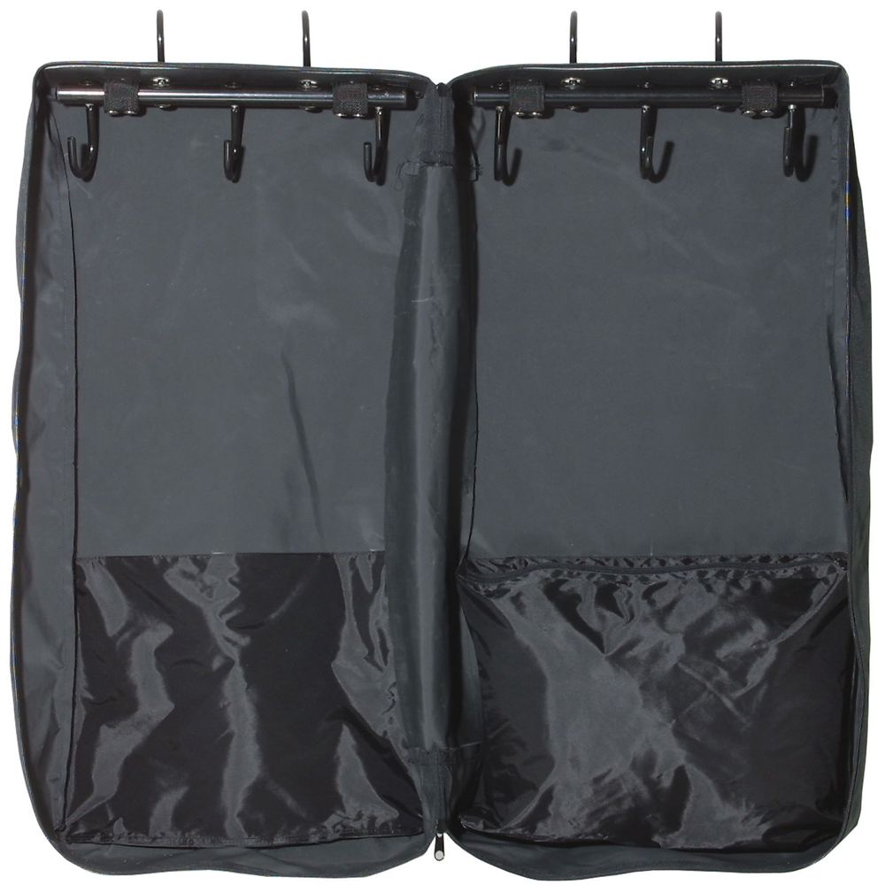 Dura-Tech Deluxe Tack Rack Case | Holds 6 Bridles/Halters | Color Black