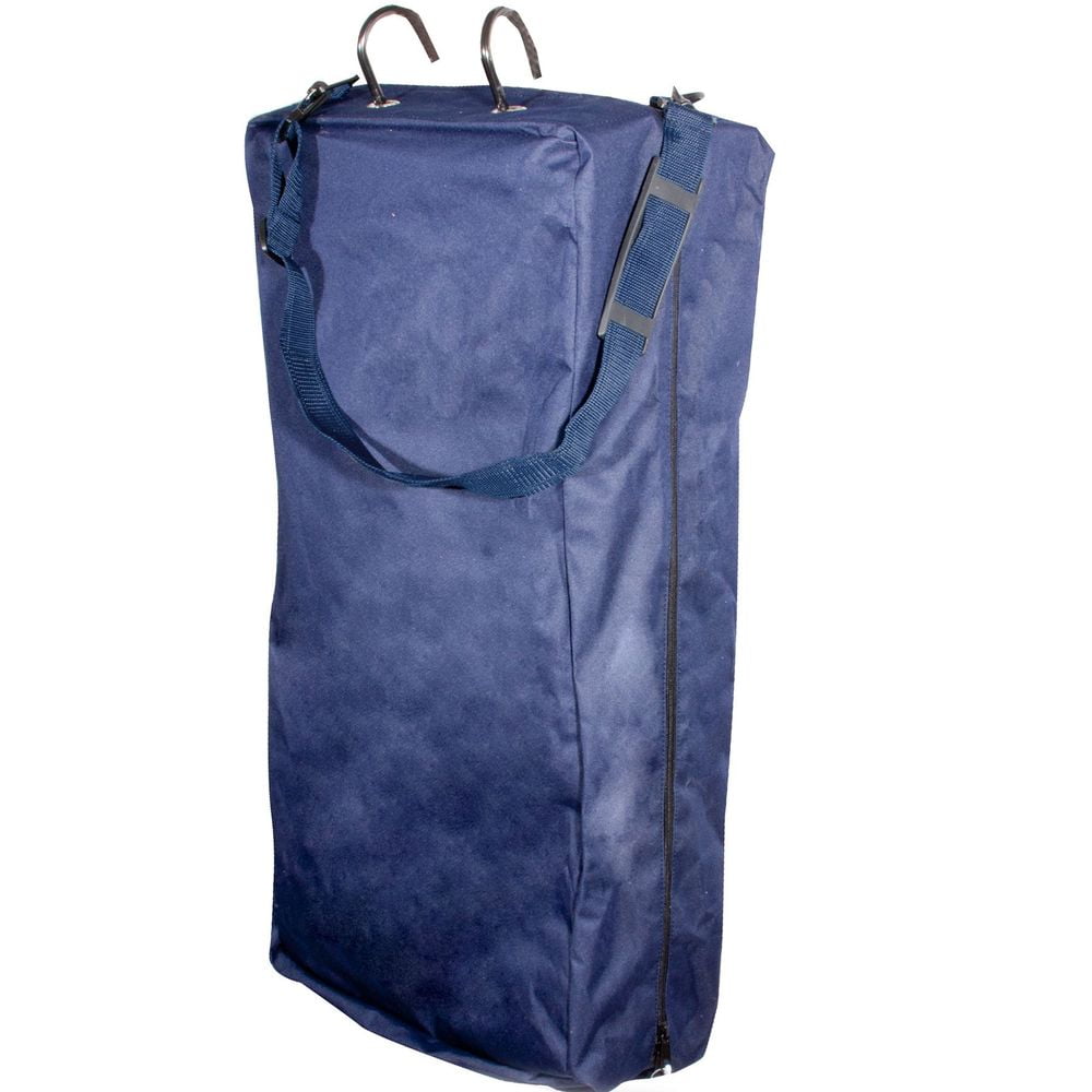 Dura-Tech Deluxe Tack Rack Case | Holds 6 Bridles/Halters | Color Navy