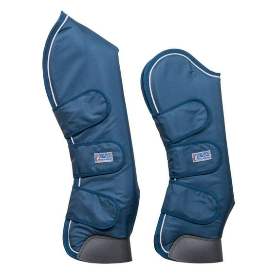 Dura-Tech Elite Pro Horse Shipping Boots | Contoured Design | Navy | Large