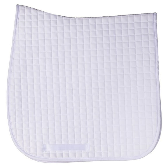 Dura-Tech Standard Dressage Saddle Pad | Enhances Horse Comfort | Color White