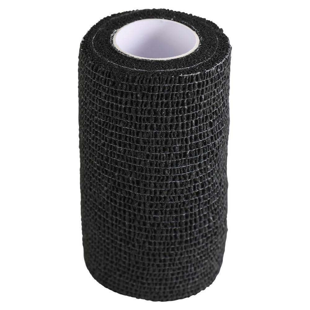 Dura-Tech Vet Flex Bandage First Aid Wrap | Pack of 18 Rolls | Color Black