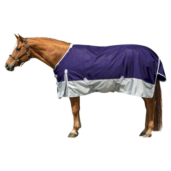 Dura-Tech Viking Extreme Medium Horse Turnout Blanket | Color Plum/Gray | Size 82