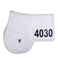 thumbnail image 1 of Dura-Tech Wither Relief Pin-On Style Hunter Horse Saddle Pad | Non-Slip Bottom, 1 of 3