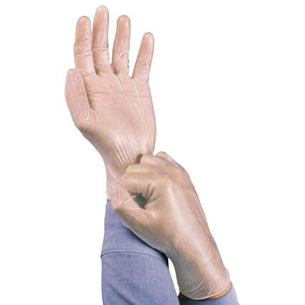 Dura-Touch 5 mil PVC Disposable Gloves, Large, Clear, 100/Box Dura-Touch 5 mil PVC Disposable Gloves, Large, Clear, 100/Box