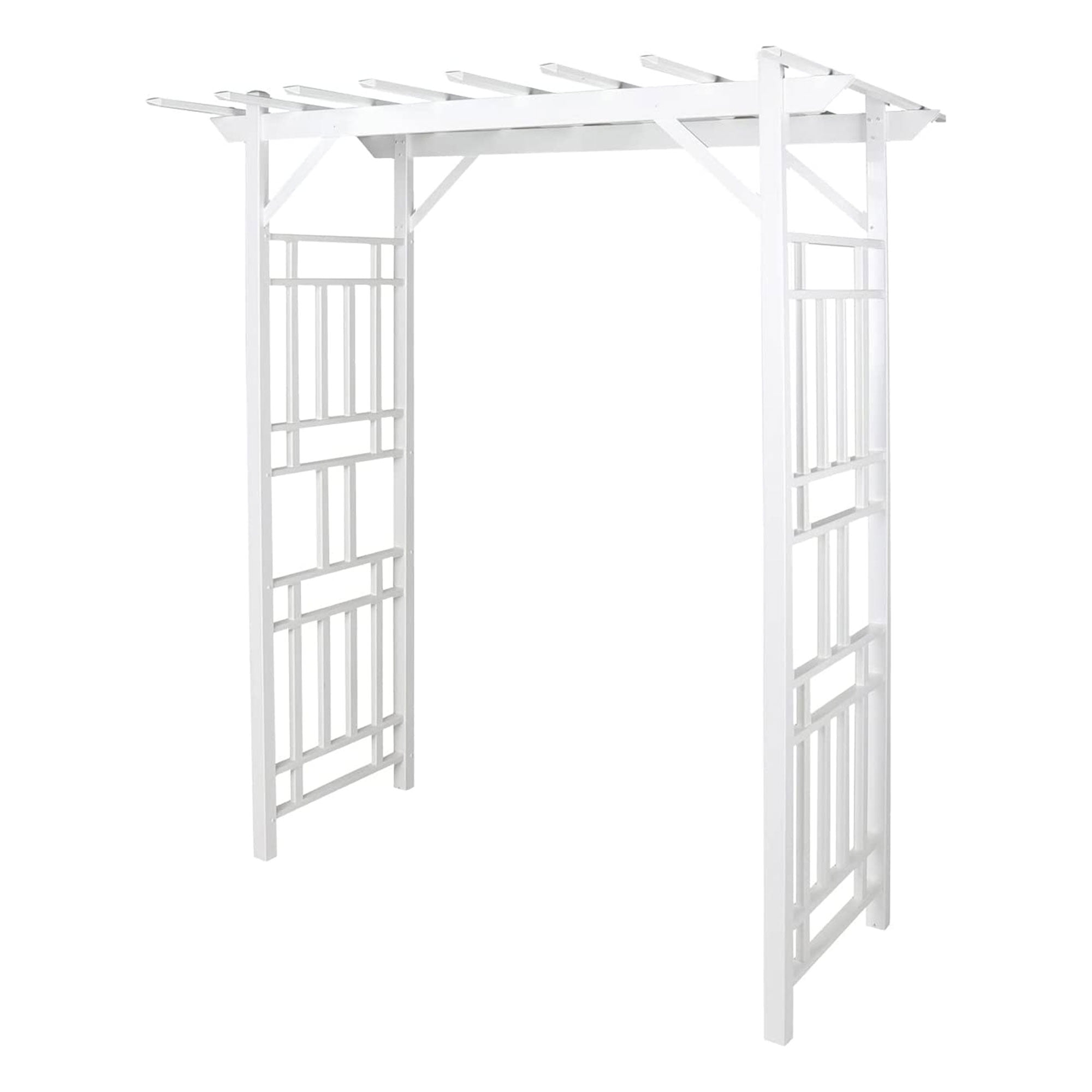 DuraTrel Wellington Arbor 72" x 85" Outdoor Garden Arch Lattice