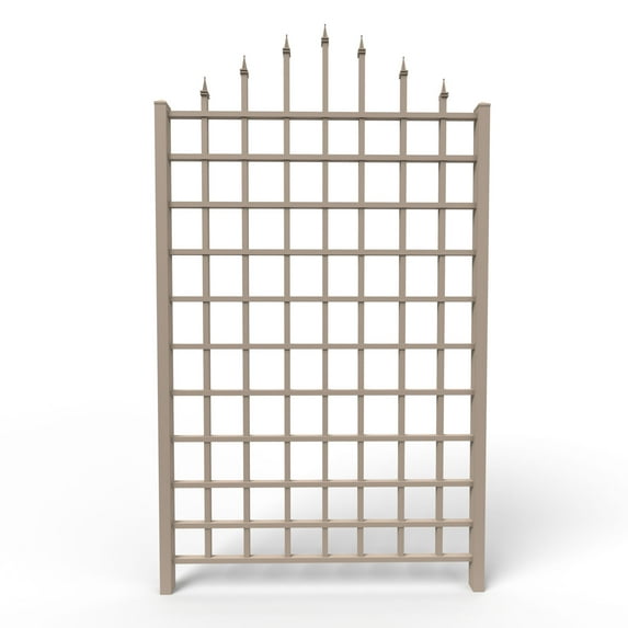 Dura-Trel Winchester 57 by 95 Inch Outdoor Garden Patio Trellis, Mocha