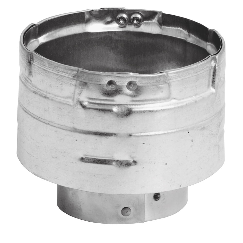 Dura Vent 3GVRRA4 3 x 4 in. Round Gas Vent R-R Double-Wall Adapter
