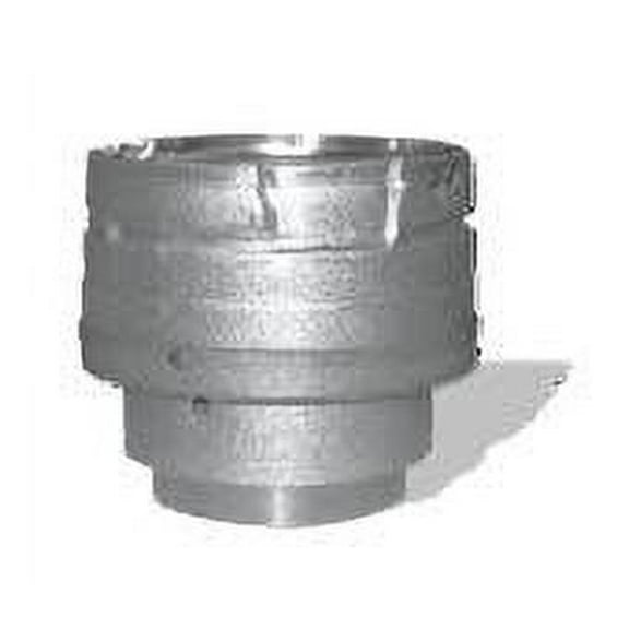 Dura-Vent 3PVP-X4AD 3'' PelletVent Pro Galvalume Appliance Adapter - 3'' - 4'' Increaser