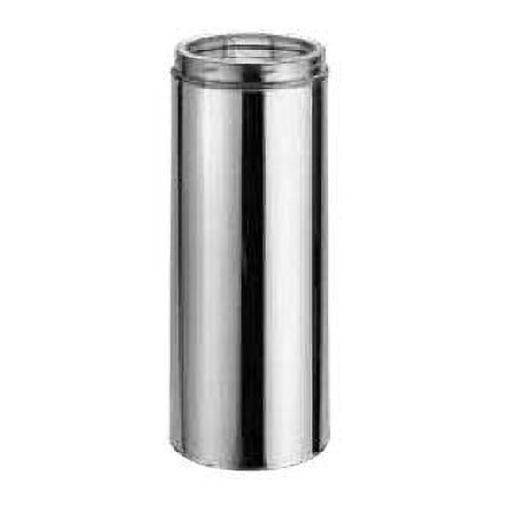 Dura Vent 5DT-48SSCF 5 x 48 in. DuraTech Chimney Pipe - Stainless Steel