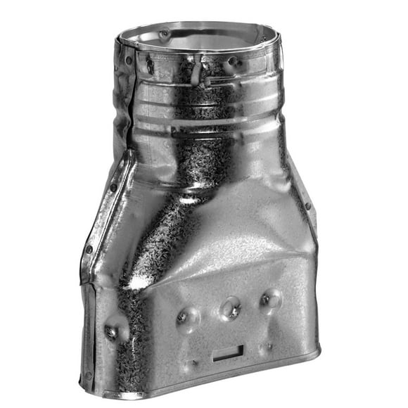 Oval To Round Duct Adapter