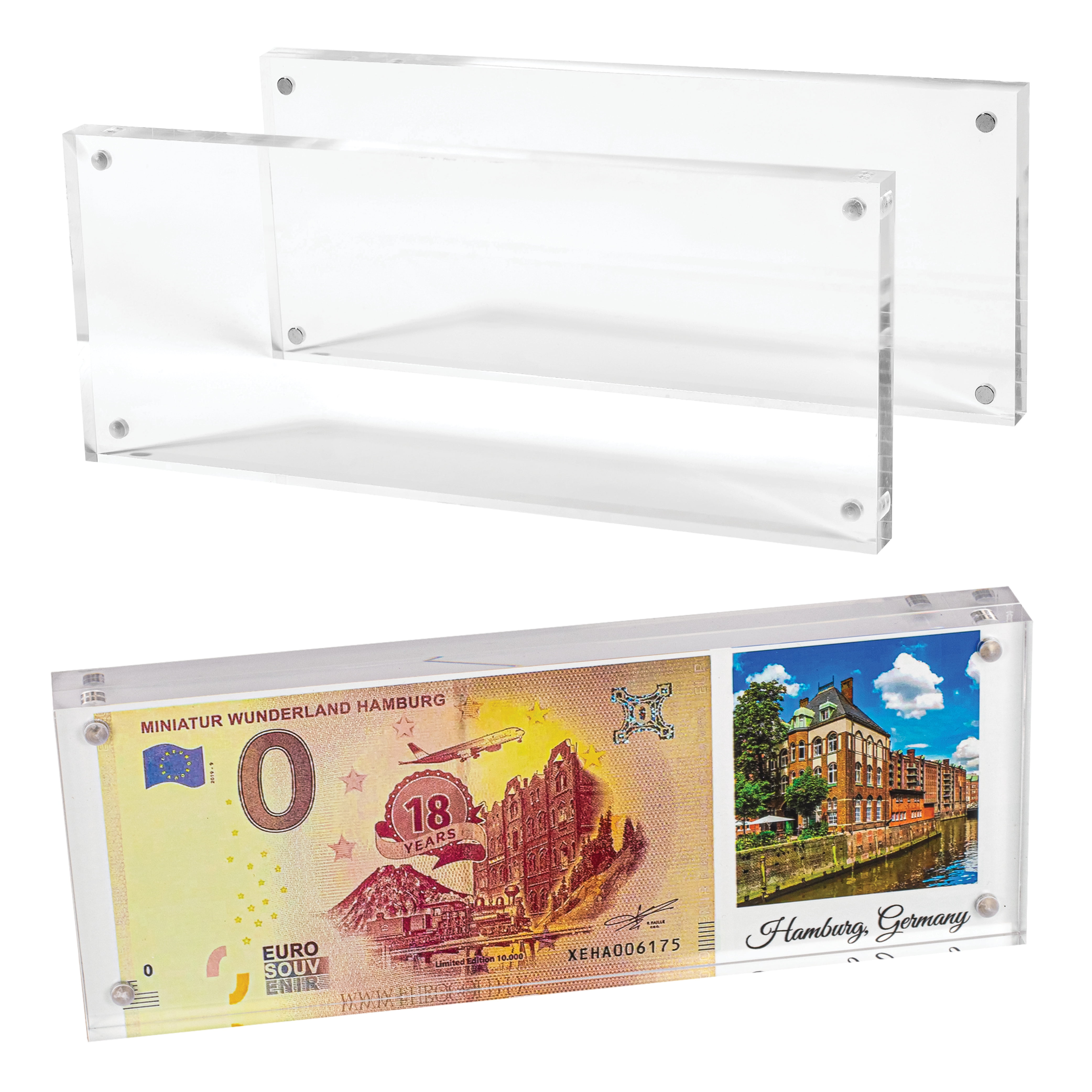 Mammoth DuraClear Supporto per monitor in acrilico DuraClear - Rialzo di 8,9 cm e largo 50,8 cm - Solleva il monitor e organizza il tuo spazio di lavoro