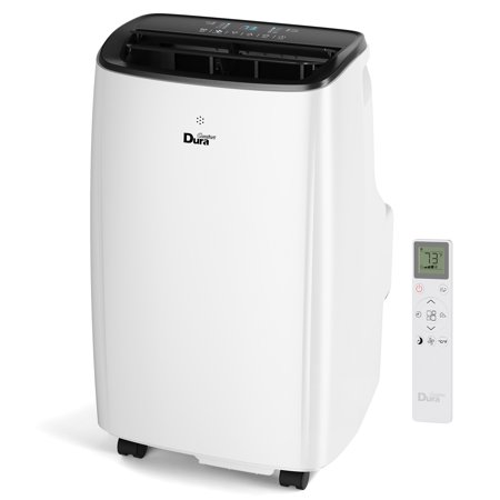 DuraComfort 12000 BTU (ASHRAE) Portable Air Conditioners for Baseroom up to 300 Sq.Ft, with Cooler, Dehumidifier and Fan, 6550BTU (SACC) White