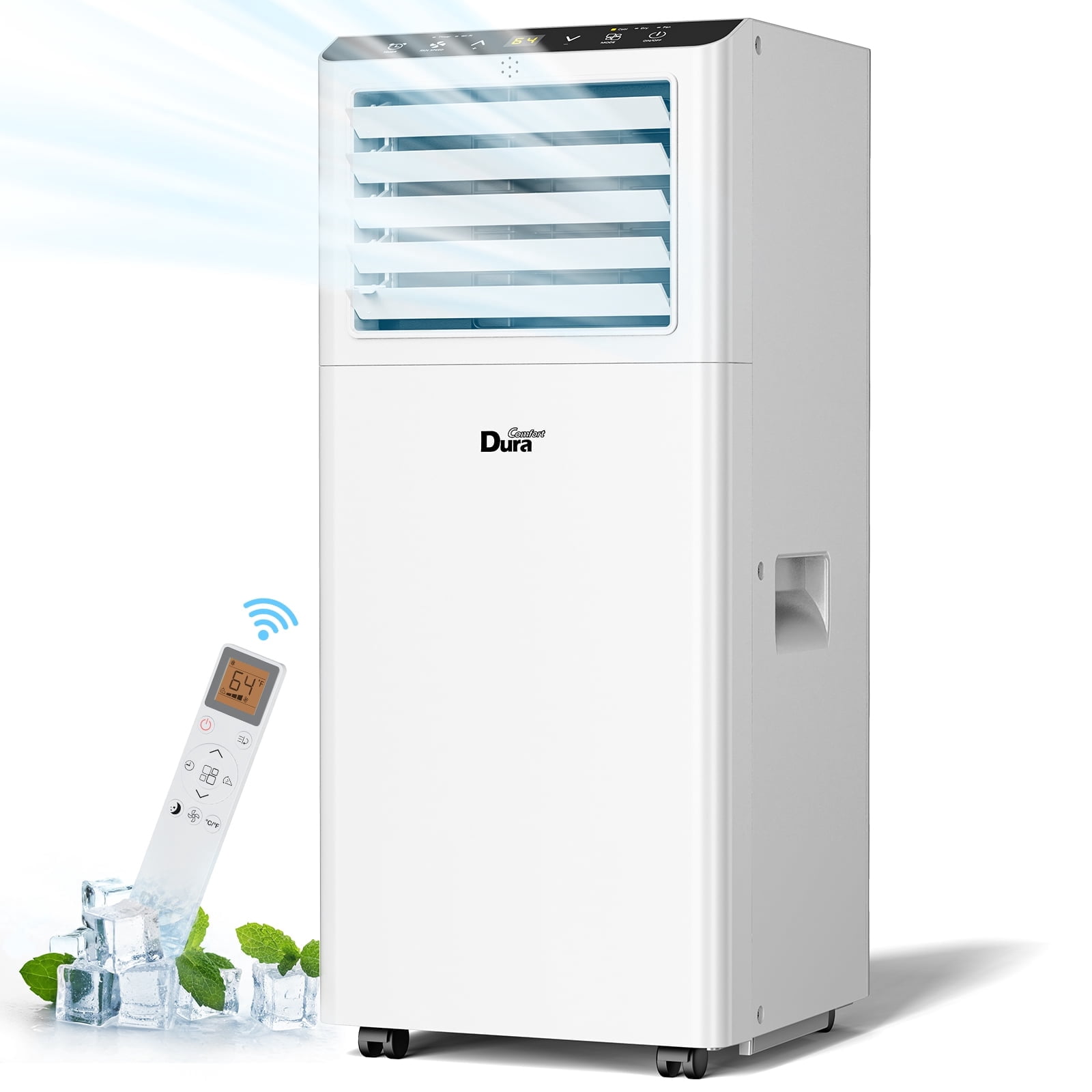 DuraComfort 8500 BTU ASHRAE Portable Air Conditioner for Room, Cools up to 250 Sq. Ft.(5100BTU SACC)