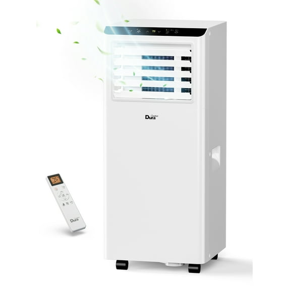 DuraComfort 8000BTU Portable Air Conditioner for Room up to 230 Sq.Ft, 3-in-1 AC Unit 5100BTU (SACC), Cooling, Dehumidifying, Fan
