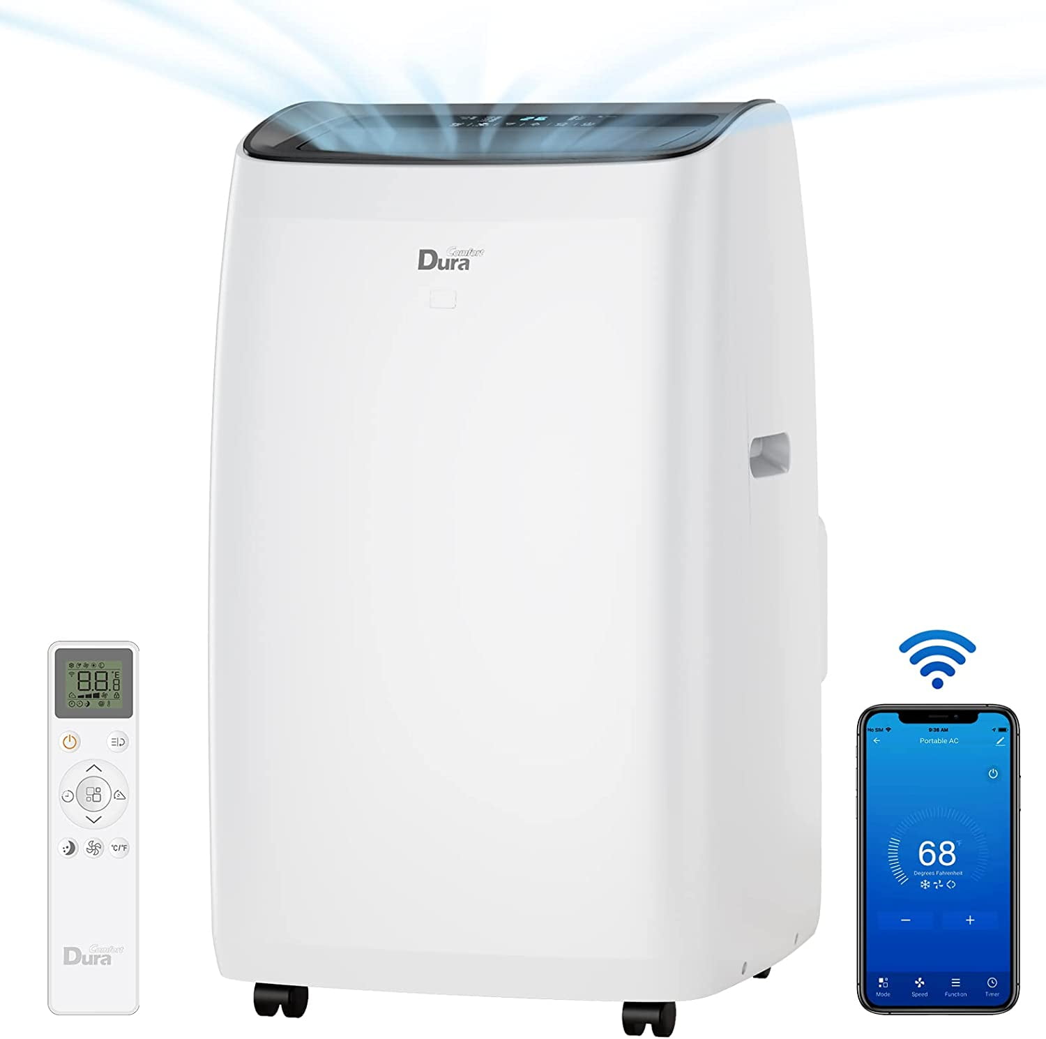 DuraComfort Dehumidifier for Basement with Drain Hose, Energy Star Max 115 Pints/Day for 4500 Sq Ft for Large Room, Powerful Humidity Control, Auto-restart(DOE Rating 50 Pint)