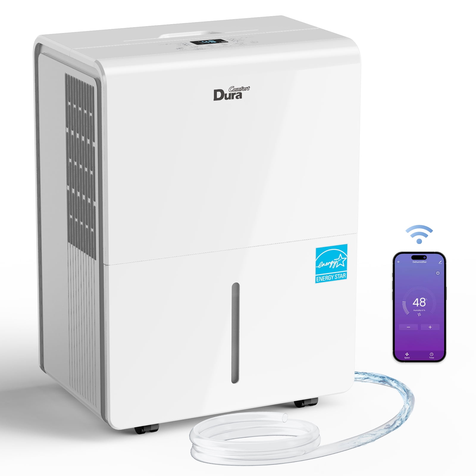 Dehumidifier for Bathroom Basement with Pump ,50 Pints with