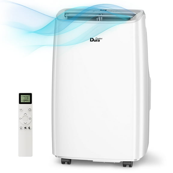 DuraComfort Portable Air Conditioner, 5,300 BTU Dual Motor, for Rooms up to 240 sq ft, Cooling, Dehumidifier, Fan(8000BTU ASHRAE)