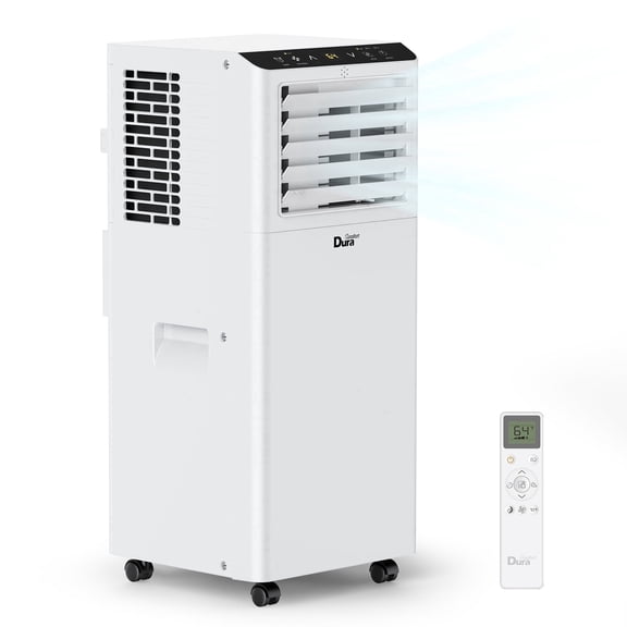 DuraComfort Portable Air Conditioner 8000 BTU, 3-in-1 AC Unit with Dehumidifier & Fan,Remote Control,24H Timer,for Room up to 200 Sq.Ft