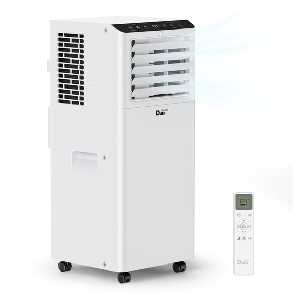 DuraComfort Portable Air Conditioner 8000 BTU, 3-in-1 AC Unit with Dehumidifier & Fan,Remote Control,24H Timer,for Room up to 200 Sq.Ft