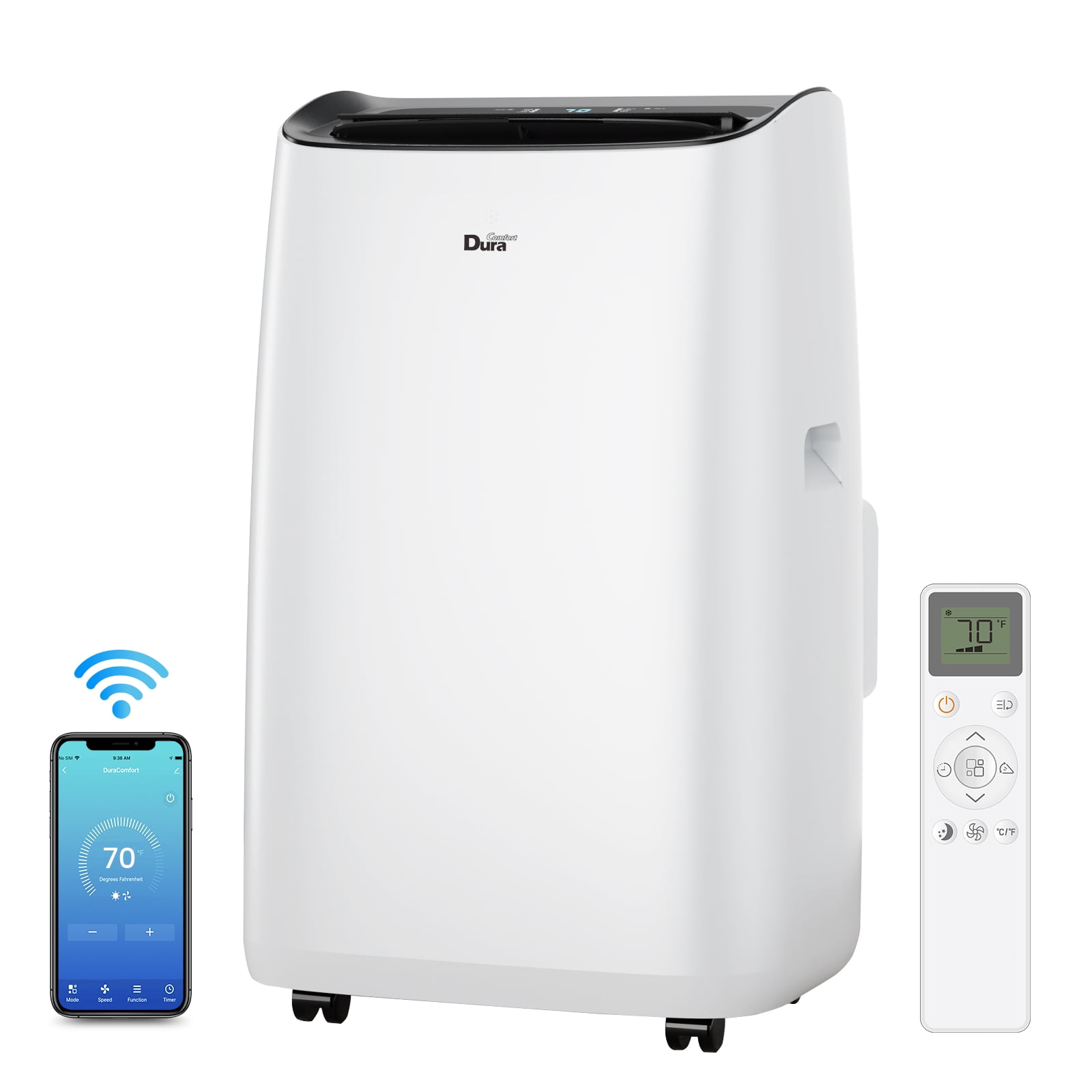 Smart Wifi Portable Air Conditioners for Room Up to 350 sq. ft, 8150BTU (12000 BTU