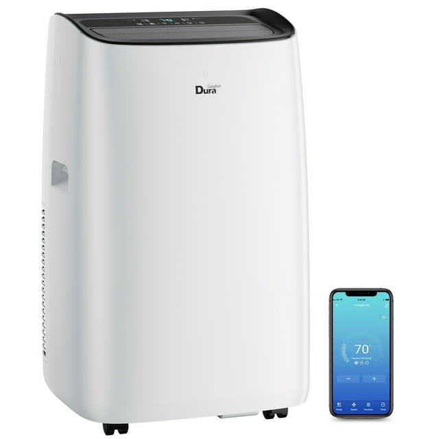 WM8KDL Portable Air Conditioners, 12000 BTU(Ashrae) Quiet AC Unit, White