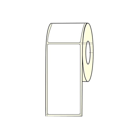 DuraFast - Paper - high-glossy - permanent adhesive - white - 31.75 x 177.8 mm 370 label(s) (1 roll(s) x 370 die cut labels - for Afinia L301, L801; Epson ColorWorks C7500, TM-C7500; Primera LX1000, LX2000, LX810, LX900