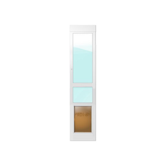 High Tech Pet DuraFlex Low-E Patio Door Tall Height Pet Opening, Blue, Large