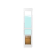 High Tech Pet DuraFlex Low-E Patio Door Tall Height Pet Opening, Blue, Large