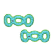 Tuffy  - DuraForce  2 Pack Large TugOWar Tug Dog Toy Ultra Durable Plush with Multiple Layers & Multiple Seams