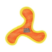 DuraForce® - Junior Boomerang - Durable Woven Fiber - Squeakers - Multiple Layers. Made Durable, Strong & Tough. Interactive Play (Tug, Toss & Fetch). Machine Washable & Floats