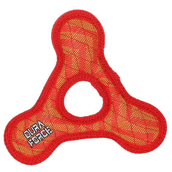 Tuffy® - DuraForce® Jr Triangle Ring Ultra Durable Plush Dog Toy with Multiple Layers & Multiple Seams