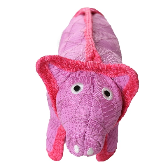 DuraForce Pig Pink Durable Woven Mesh Fiber Squeaky Dog Toy