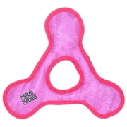 DuraForce TriangleRing Tiger Pink Durable Woven Fiber Squeaky Dog Toy