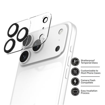 DuraGlass Camera Glass Protector for iPhone 17 Pro Max