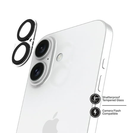 DuraGlass Camera Glass Protector for iPhone 17