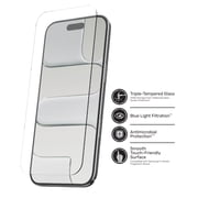 DuraGlass DefenseTech Glass Screen Protector with Blue Light Filtering for iPhone Air