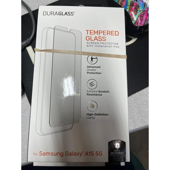 DuraGlass Tempered Glass Screen Protector for Samsung Galaxy A15 5G