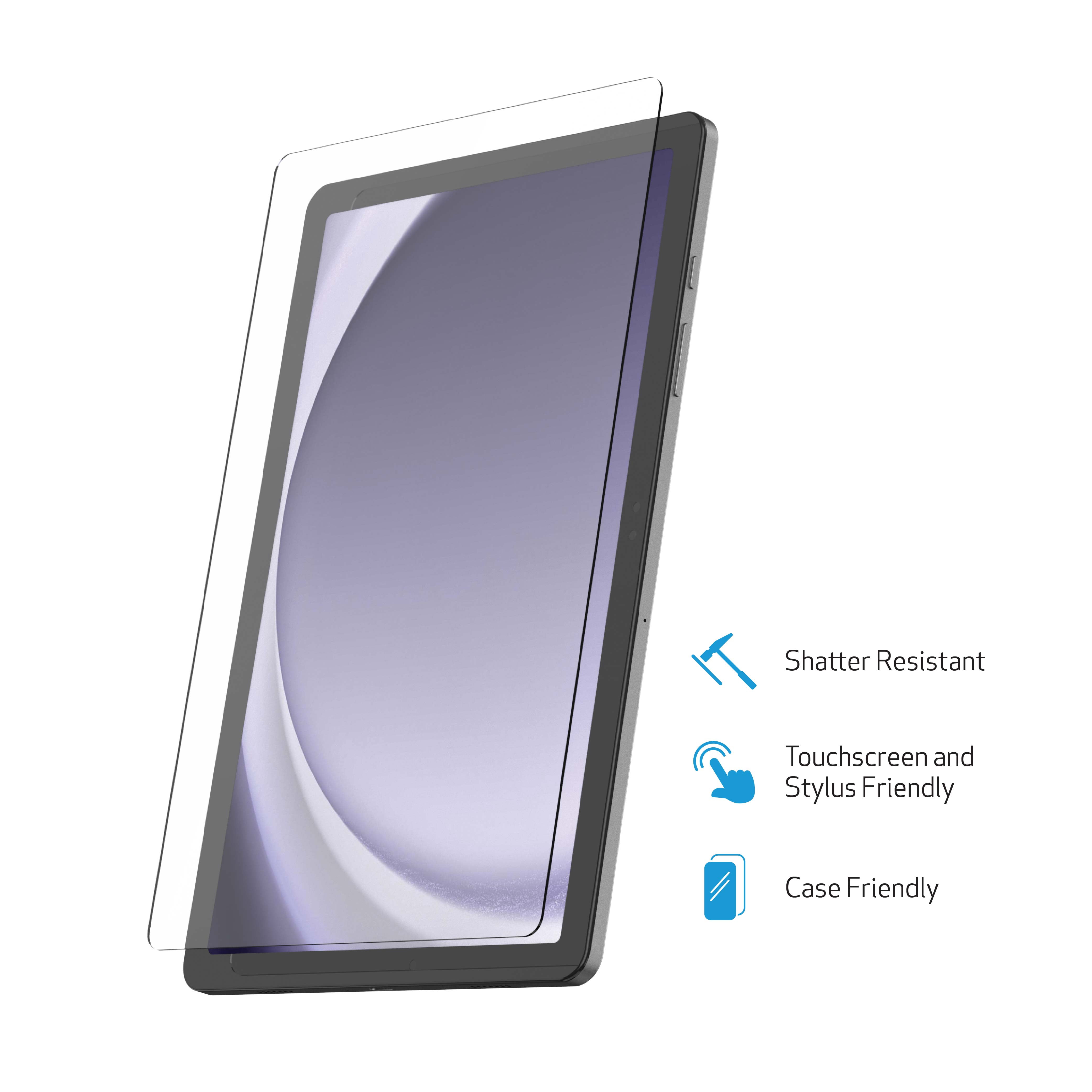 DuraGlass Tempered Glass Screen Protector for Samsung Galaxy Tab A11+ 11" / Galaxy Tab A9+ 11"