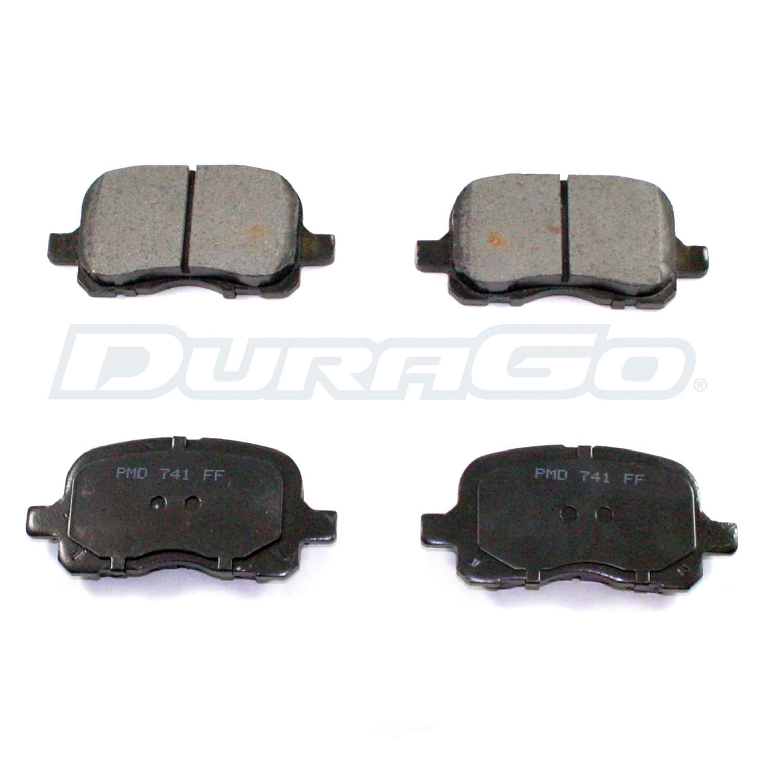 DuraGo BP741C Integrally molded; non-asbestos friction material; dynamometer tested