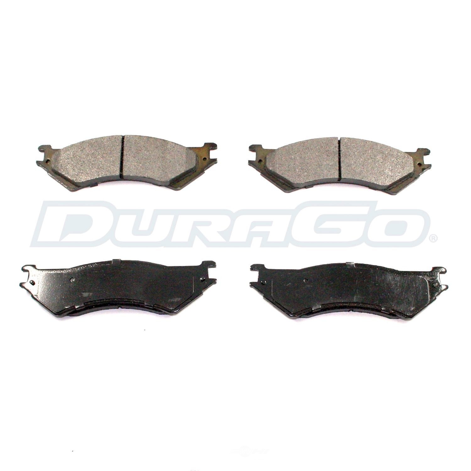 DuraGo Bremsbeläge BP802 MS – Halbmetallisch, Für Hinterachse, Mit Geräuschreduzierung