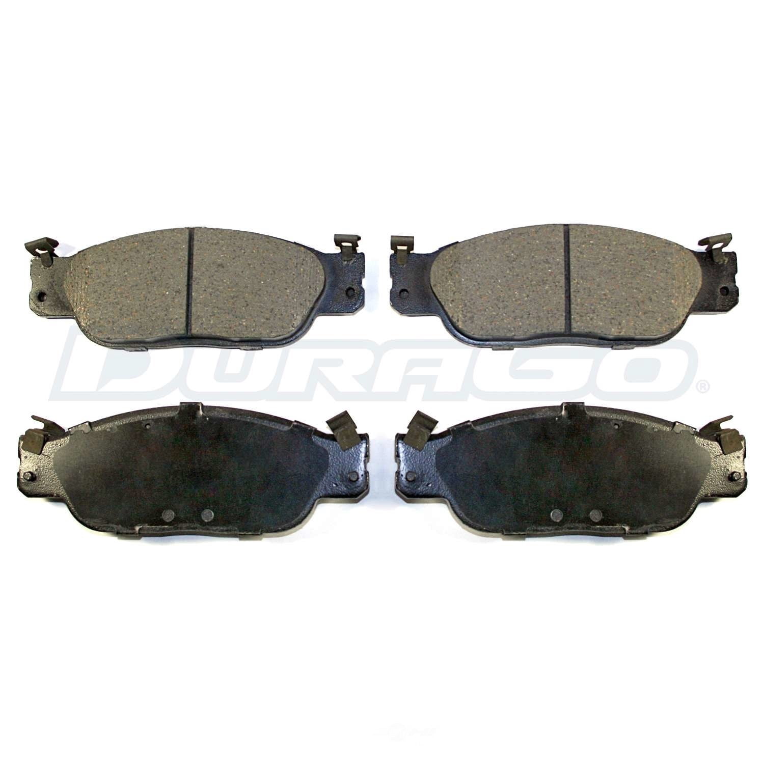 DuraGo BP849AMS Integrally molded; non-asbestos friction material; dynamometer tested