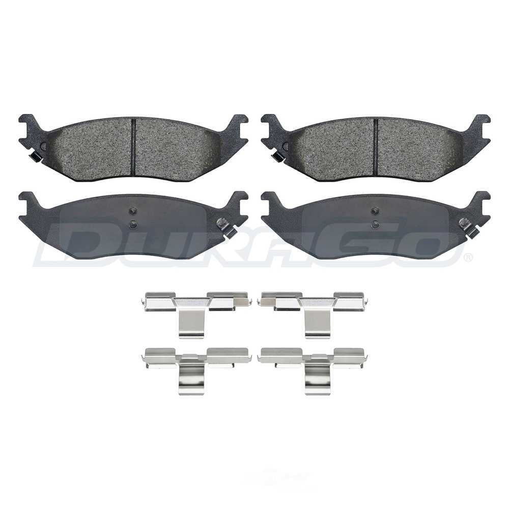 DuraGo BP898C Integrally molded; non-asbestos friction material; dynamometer tested