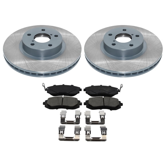 DuraGo Front Rotors Bosch QuietCast Ceramic Disc Brake Pad Kit For Legacy 2.5 H4