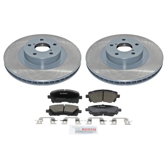 DuraGo Front Rotors Bosch QuietCast Ceramic Disc Brake Pad Kit For Subaru Legacy