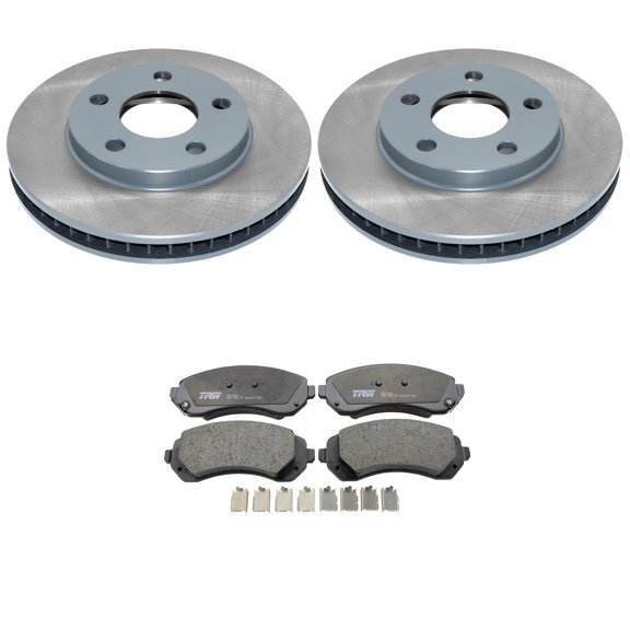 DuraGo Front Rotors TRW Pro Ceramic Disc Brake Pad Kit For Chevy Venture 3.4 FWD