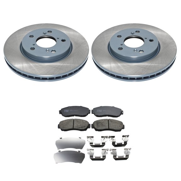 DuraGo Front Rotors TRW Pro Ceramic Disc Brake Pads Kit For Honda Odyssey 05-10