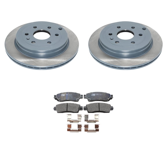 DuraGo Rear Rotor TRW Pro Metallic Disc Brake Pad Kit For Acadia Enclave Outlook
