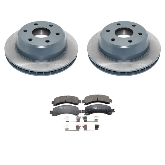 DuraGo Rear Rotors TRW Pro Ceramic Disc Brake Pad Kit For Avalanche Express 1500