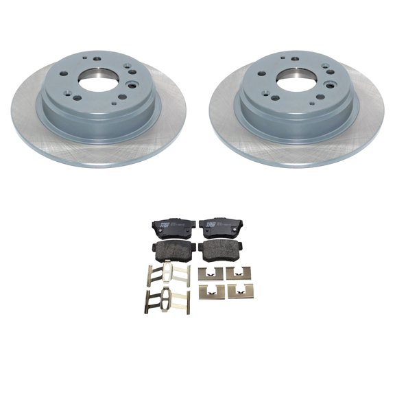 DuraGo Rear Rotors TRW Pro Ceramic Disc Brake Pad Kit For Element SUV TL Sedan